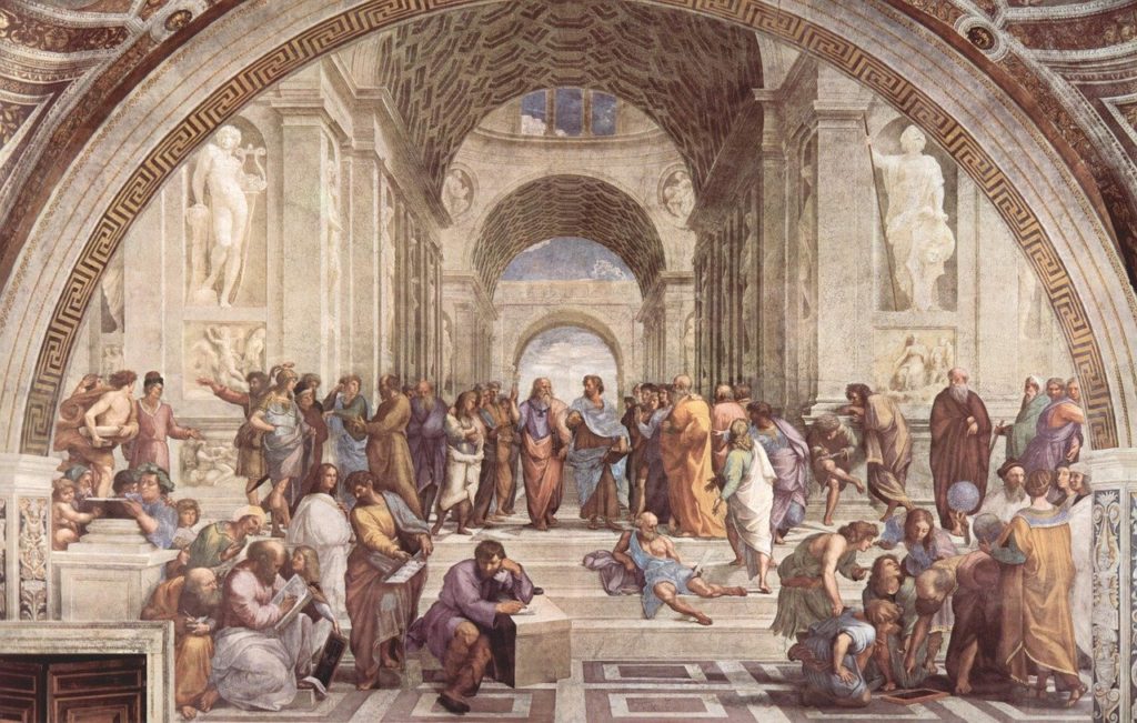 art school of athens, raphaël, italian painter