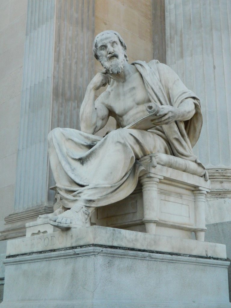 herodotus, the statue of, philosopher